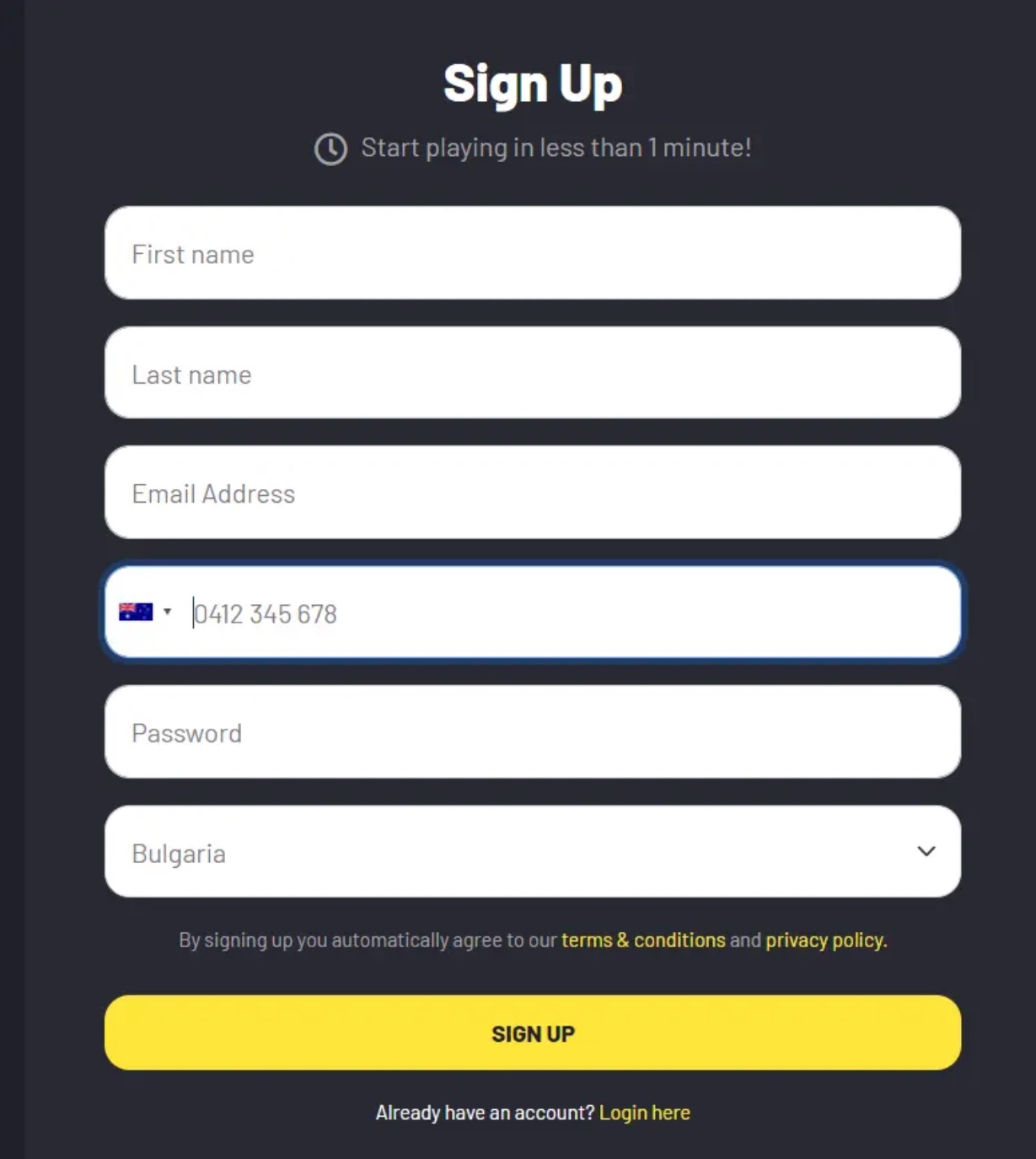 Winstler Casino Login.